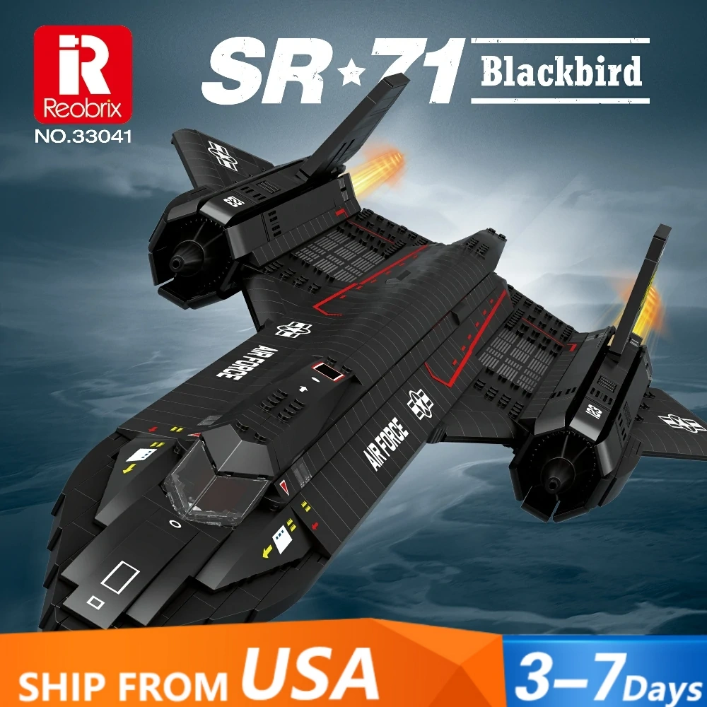 Reobrix 33041 SR-71 BLACKBIRD Military Europe Warehouse Express US Warehouse Express