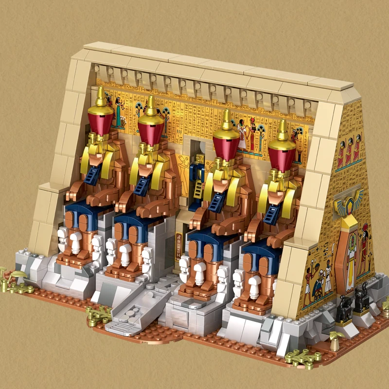 WGC 66049 GREAT TEMPLE Egyptian Architecture Modular Buildings