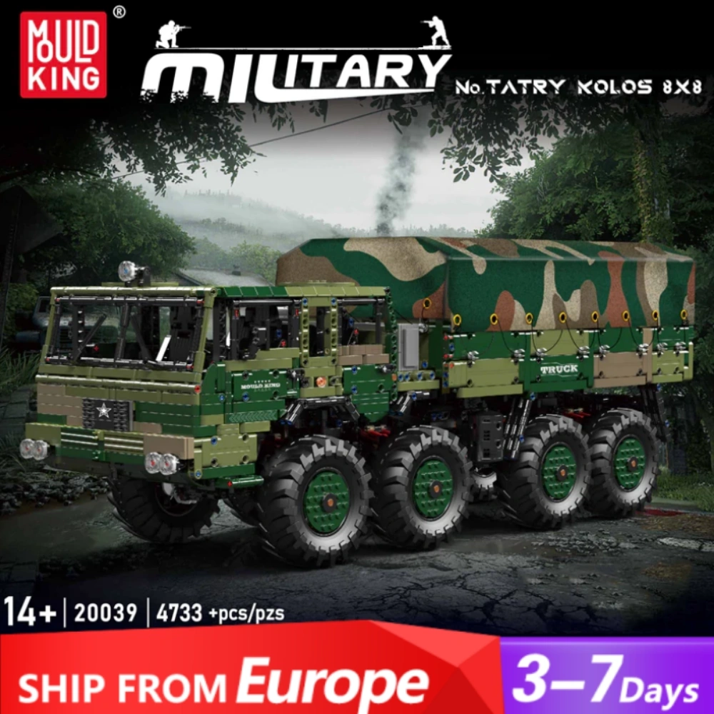 MouldKing 20039 Tatry KOLOS 8X8 Military Europe Warehouse Express