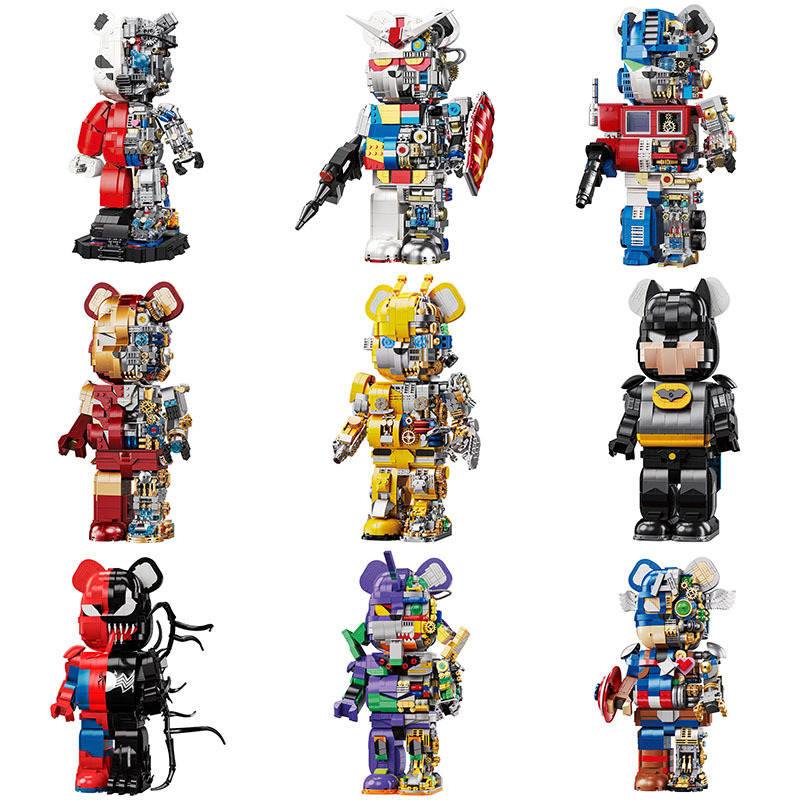 WANGAO Violent Bear Robot Series Bear Brick
