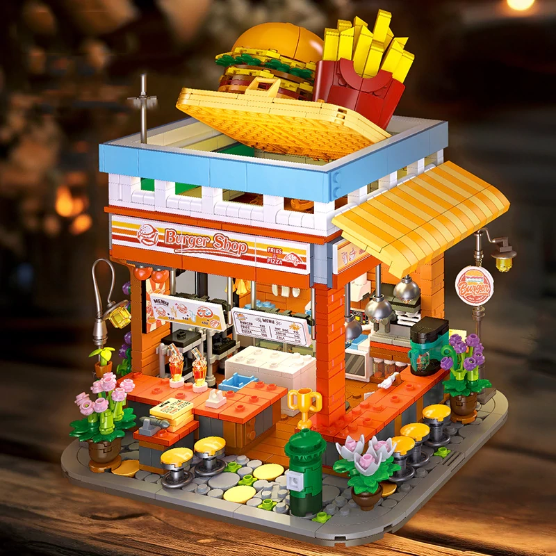 JIESTAR JJ9082 French Fries Burger Shop Modular Buildings