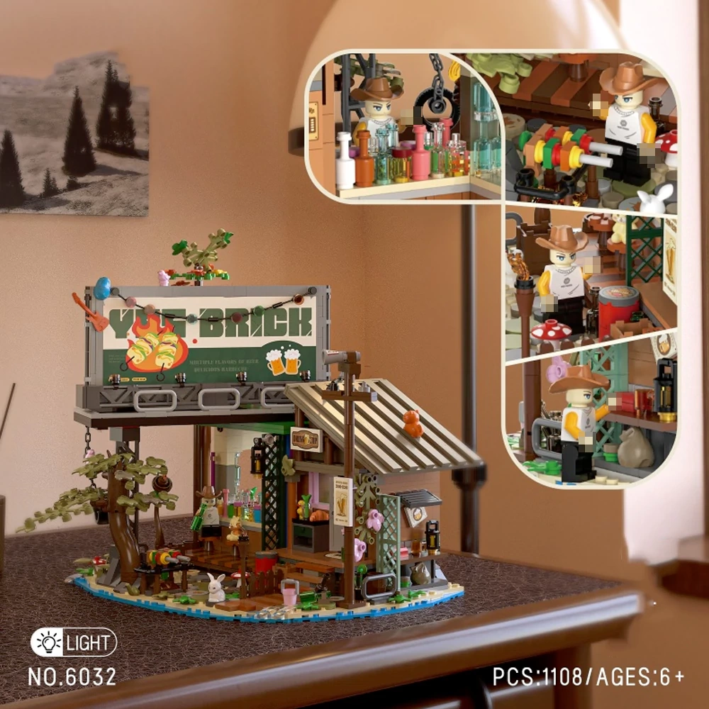 [Mini Micro Bricks] BrickYes 6032 Pier Bar Modular Buildings