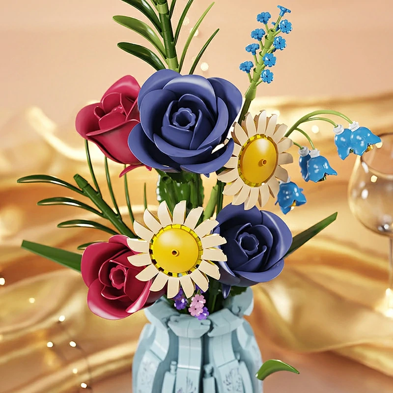 MJI 13067 BUNCH OF FLOWERS Blue-And-White Porcelain Creator Expert