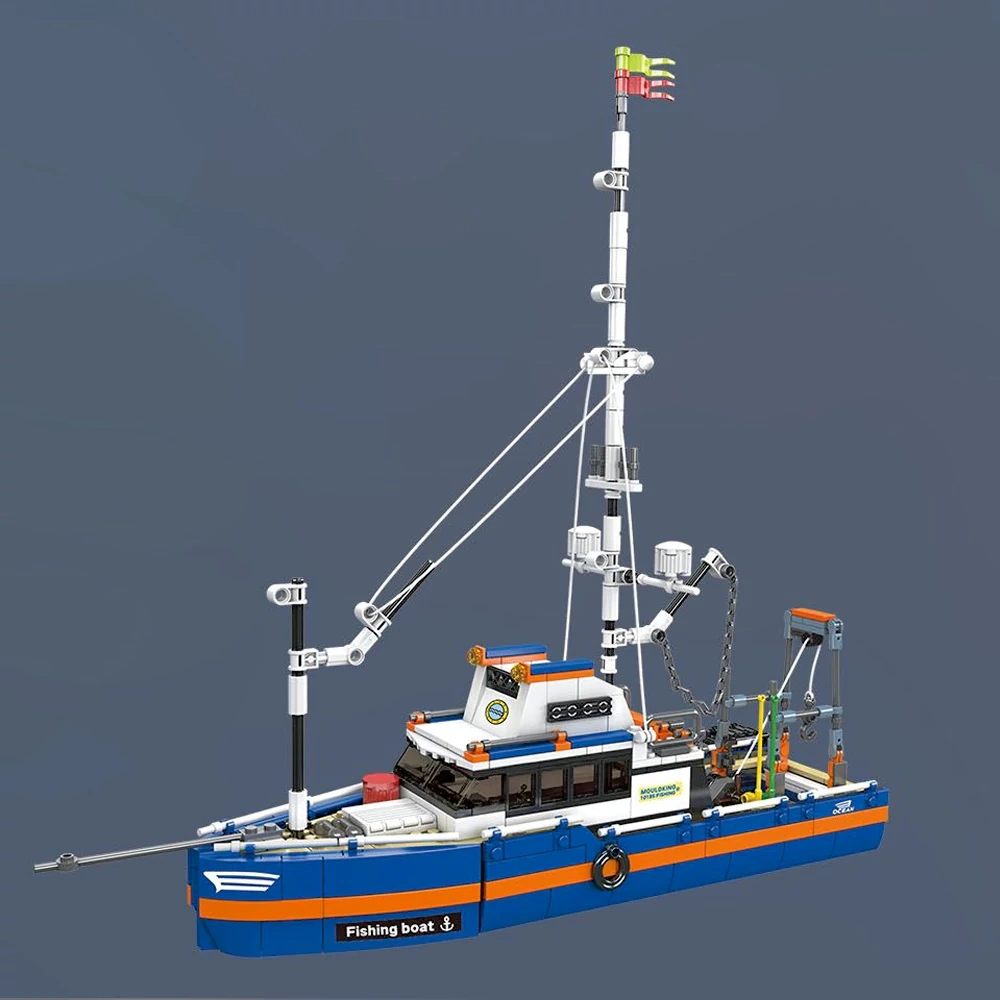 MouldKing 10185 Fiching Boat Technic