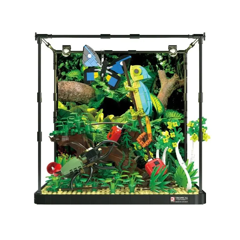 DK7021 Creator Tropical Rainforest Pavilion Buidling Blocks 1358