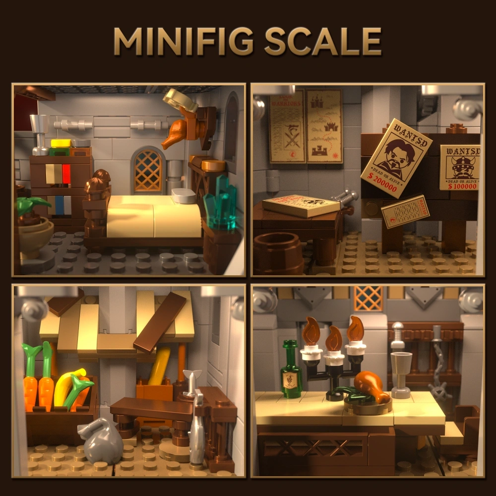 Iambrick 40211 Sword of Holy Spirit Castle Modular Buildings