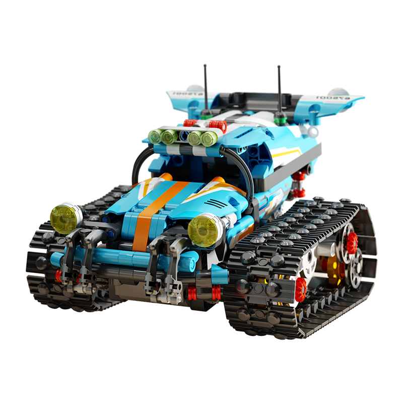 Panlos 675001 MocTechnical Remote Control DIY programming robot with Motor 701pcs bricks ship from China.