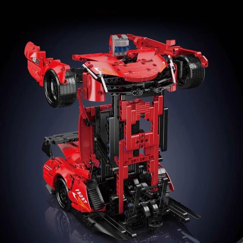 MouldKing 15057 Poison Sports Car - Transforming Robot Technic