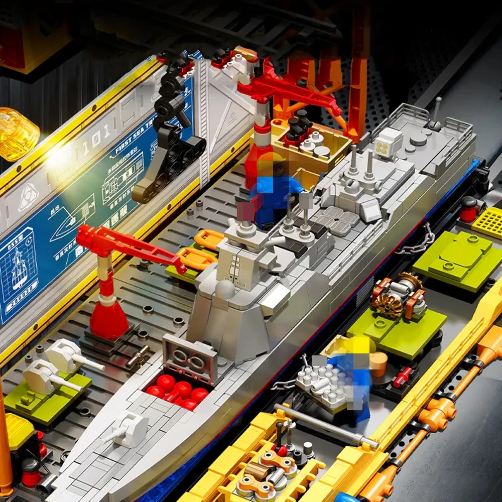 SEMBO 208028 Type 055 Destroyer Construction Plant Military