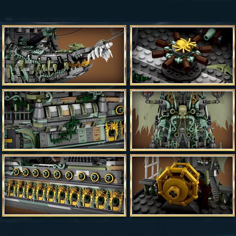 [Pre-sale] Reobrix 66037 The Flying Dutchman Movie & Game US Warehouse Express