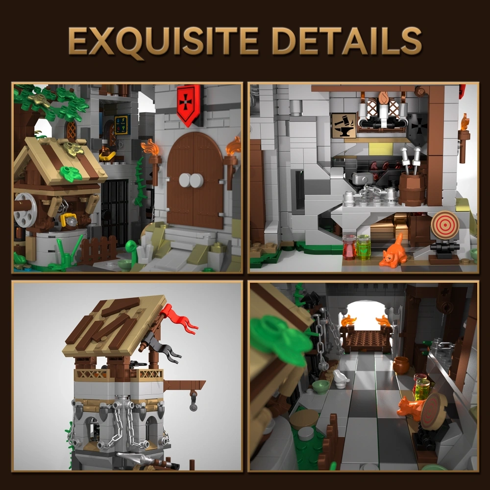 Iambrick 40210 Holy Spirit Knight's Fortress Modular Buildings