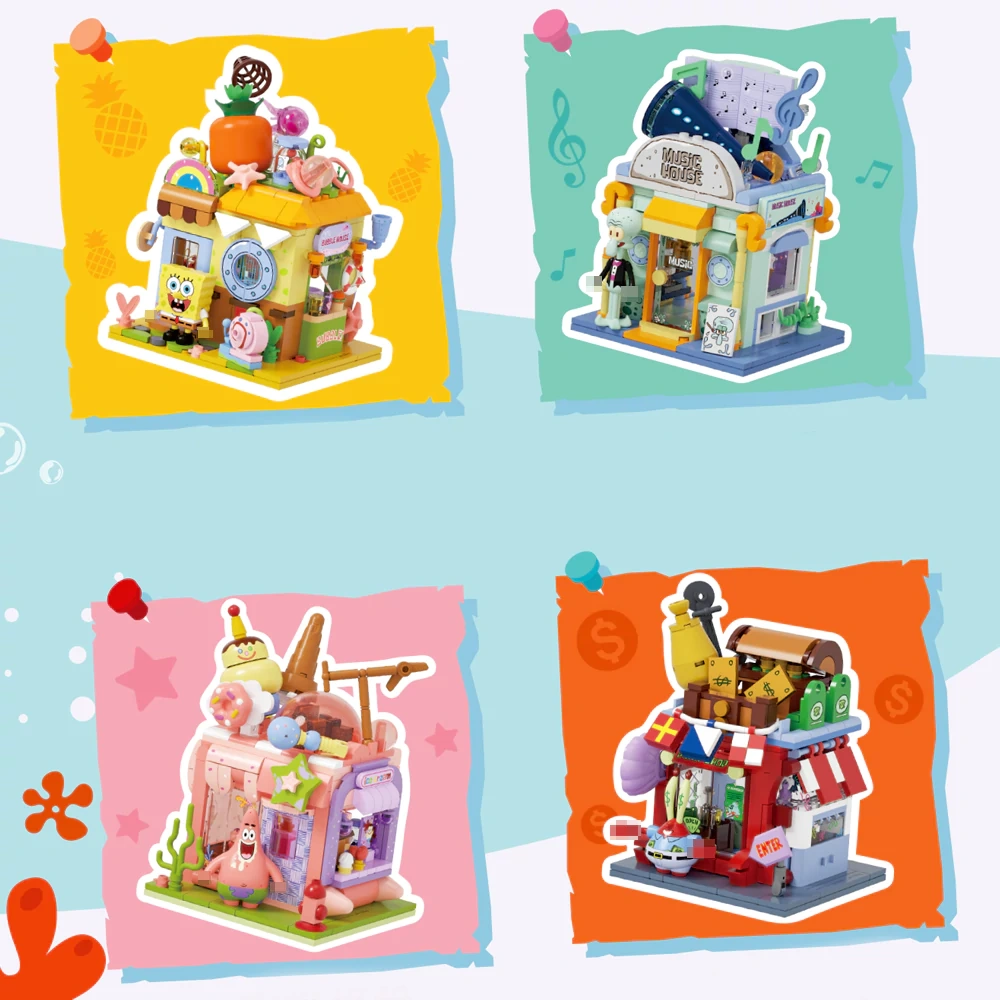 AREA-X SpongeBob SquarePants Funny Shop MINI Bikini Bottom Movie