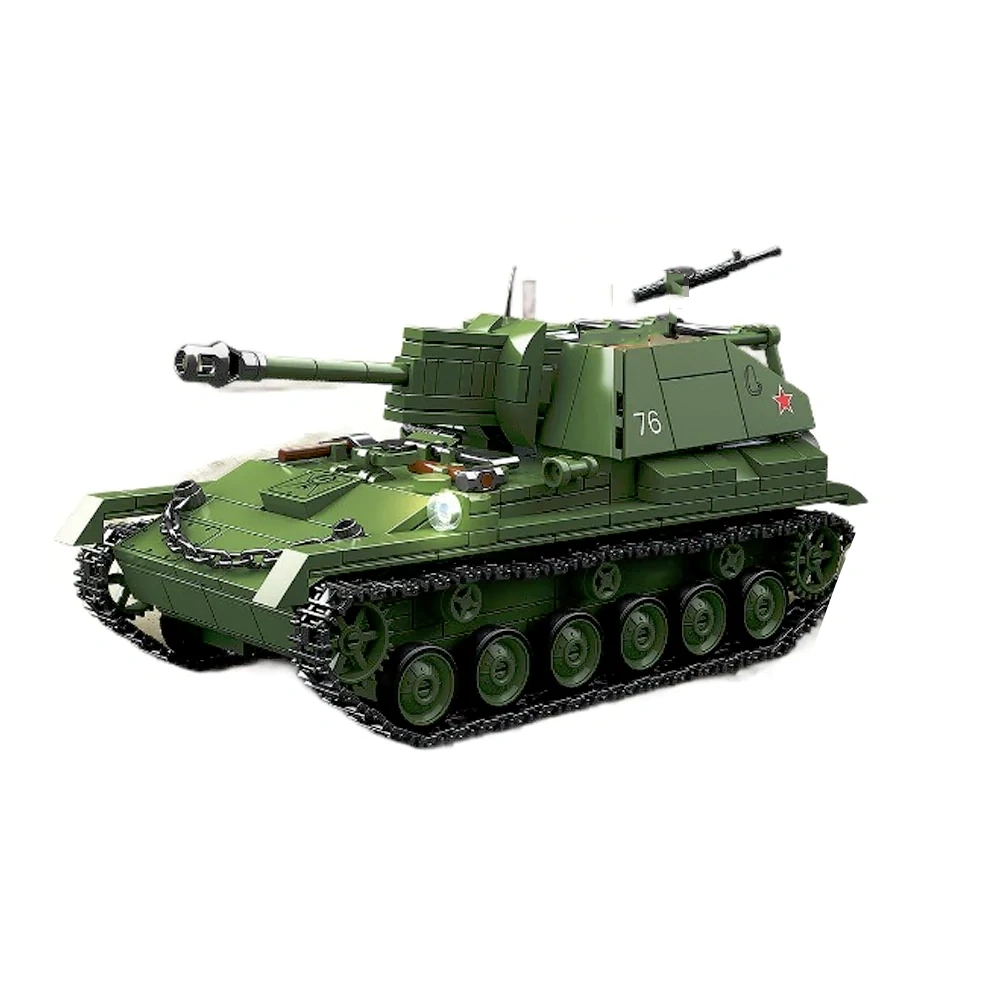 QUANGUAN 100296 SU-76M Tank Destroyer Military