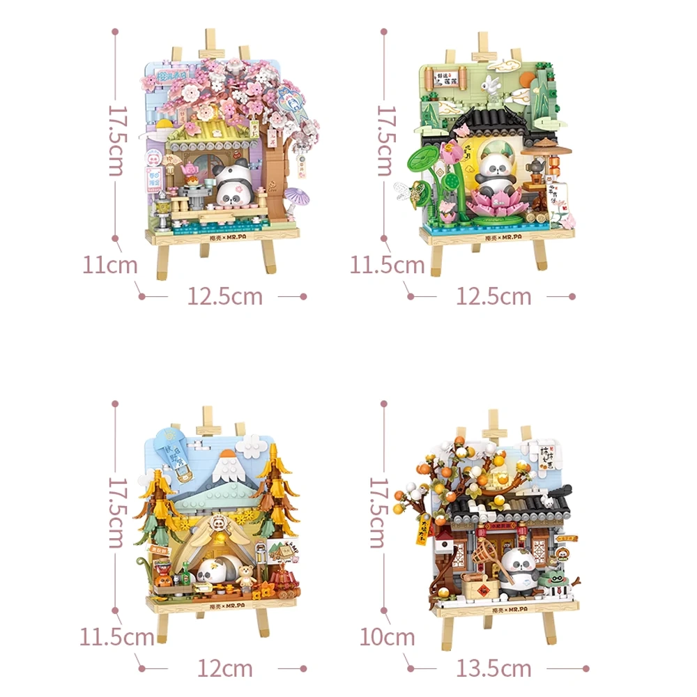 [Mini Micro Bricks] LOZ Panda 3D Painting Creator Expert