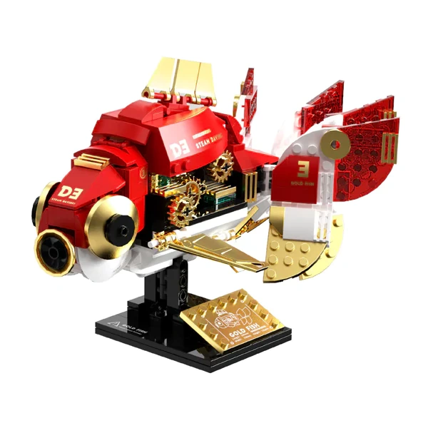 TUOMU T7004 Steam Davinci：Red Ryukin Goldfish Creator Expert