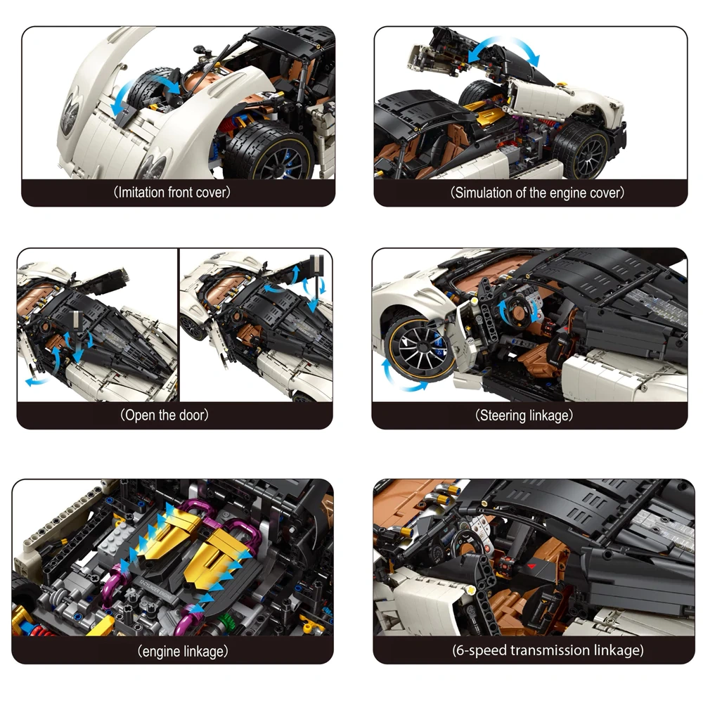 CBOX JD118 Pagani Utopia 1:8 Technic