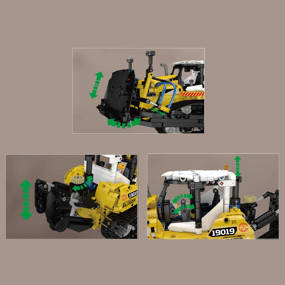 MouldKing 19019 PR756 Bulldozer Technic