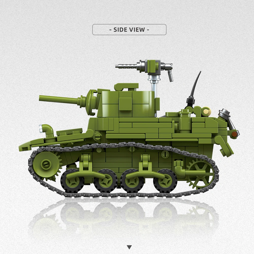 ThirdParty 300020 M3A1 Stuart Tank Military