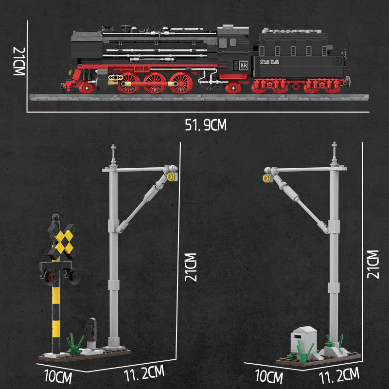 DK 80016 BR01 Simulation Train Model Trains City