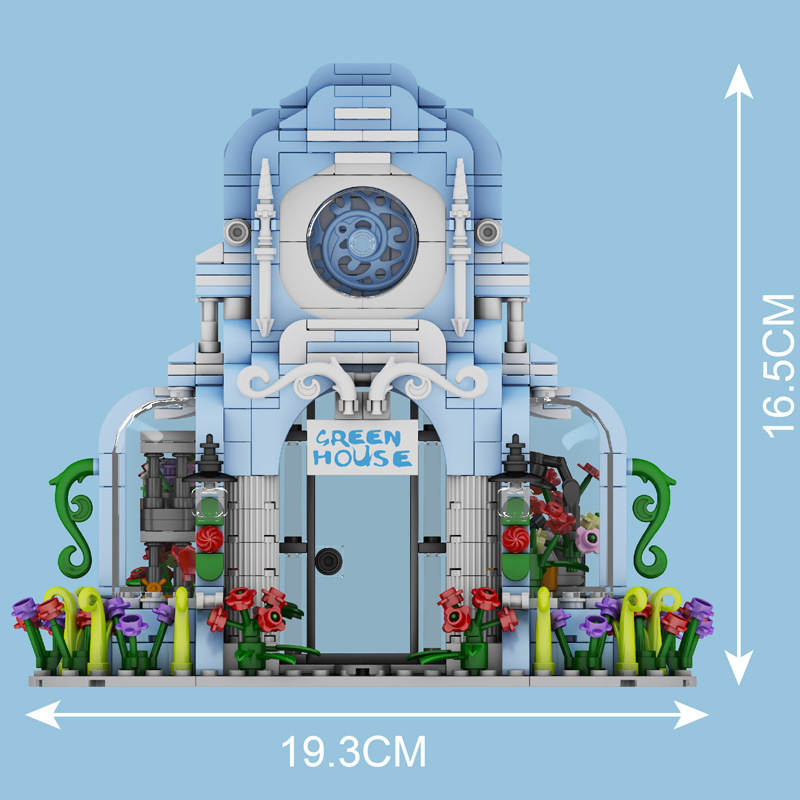 Mould King 16048 Creator Expert Modular Buildings Botanical Garden Building Blocks 1289pcs Bricks Toys From China Delivery.