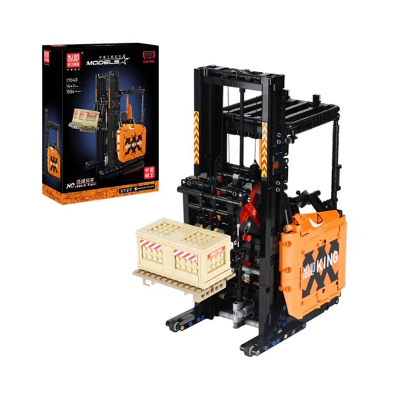 [With Motor]Mould King 17040 Reach Truck Technic