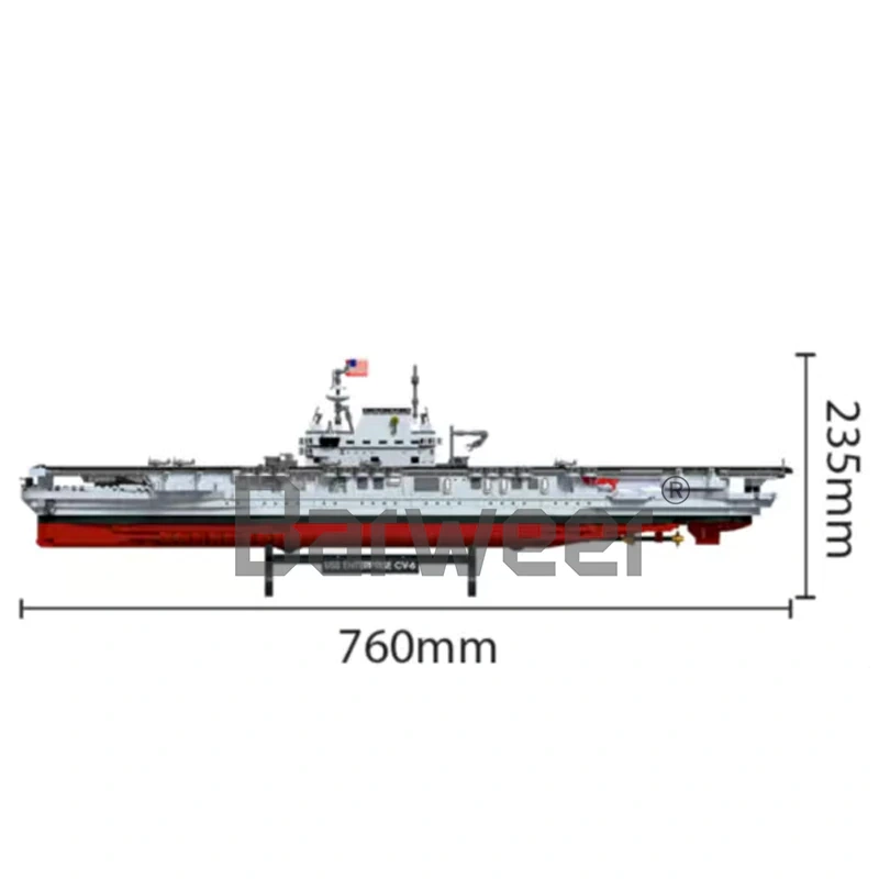 Forange FC4206 USS CV-6 Enterprise Military