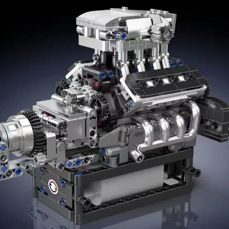 MouldKing 10206 MCL SUPERCAR V8 ENGINE Technic