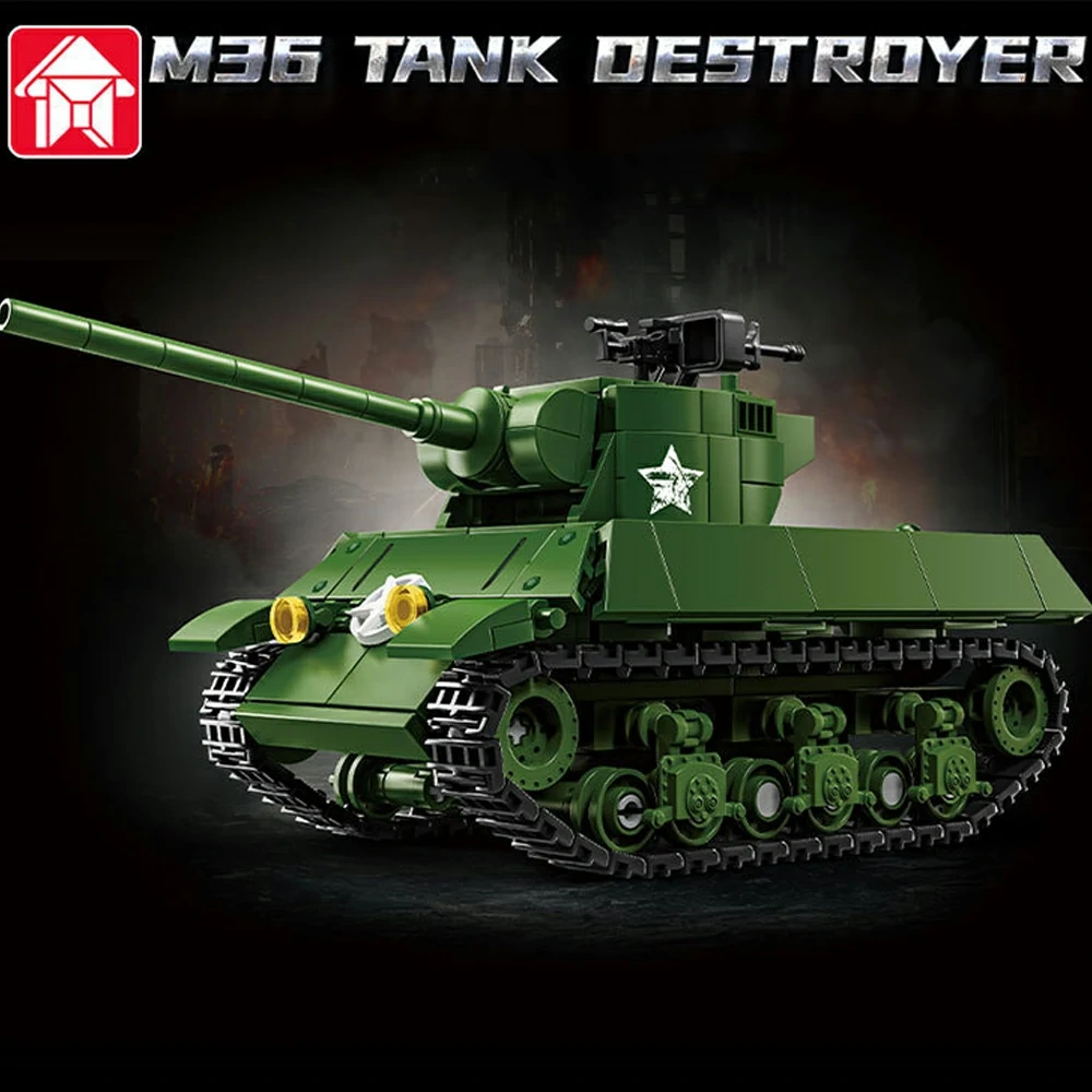 Leyi 66082 M36 TANK OESTROYER Military