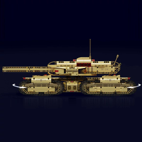 [With Motor] MouldKing 20011S Mammoth Tank Military