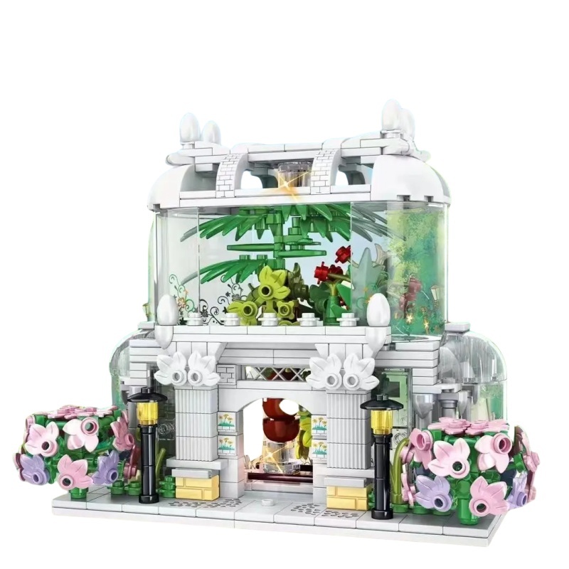 GAOMISI T2069 Glass Flower House Modular Buildings