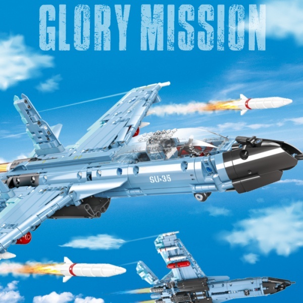 JIESTAR 58122 SU-35 Glory Mission Military
