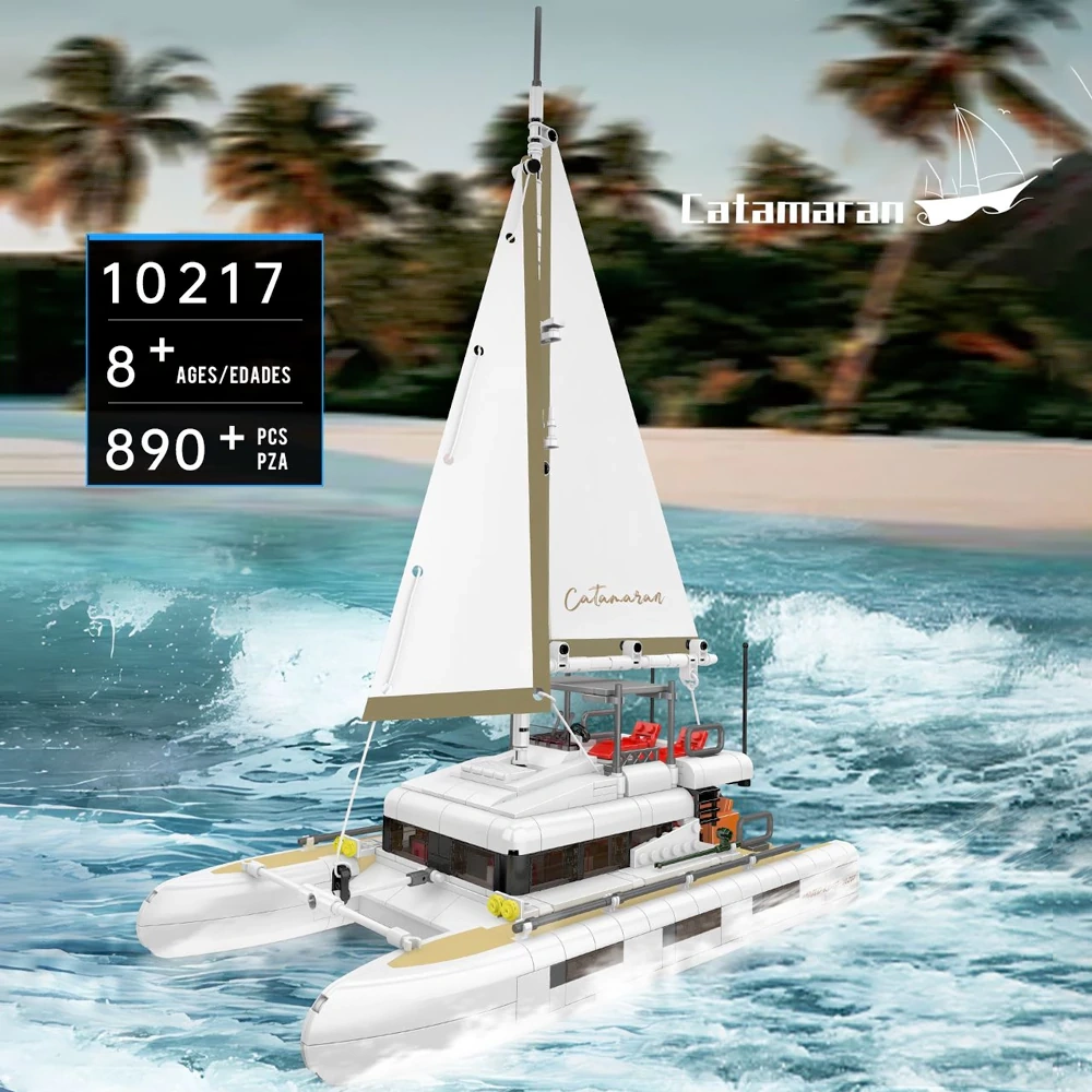 MouldKing 10217 Catamaran Technic