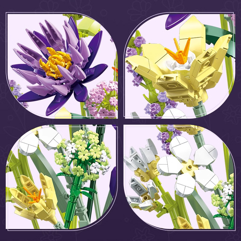 JIESTAR JJ9046 Tropical Flower Bouquet Creator