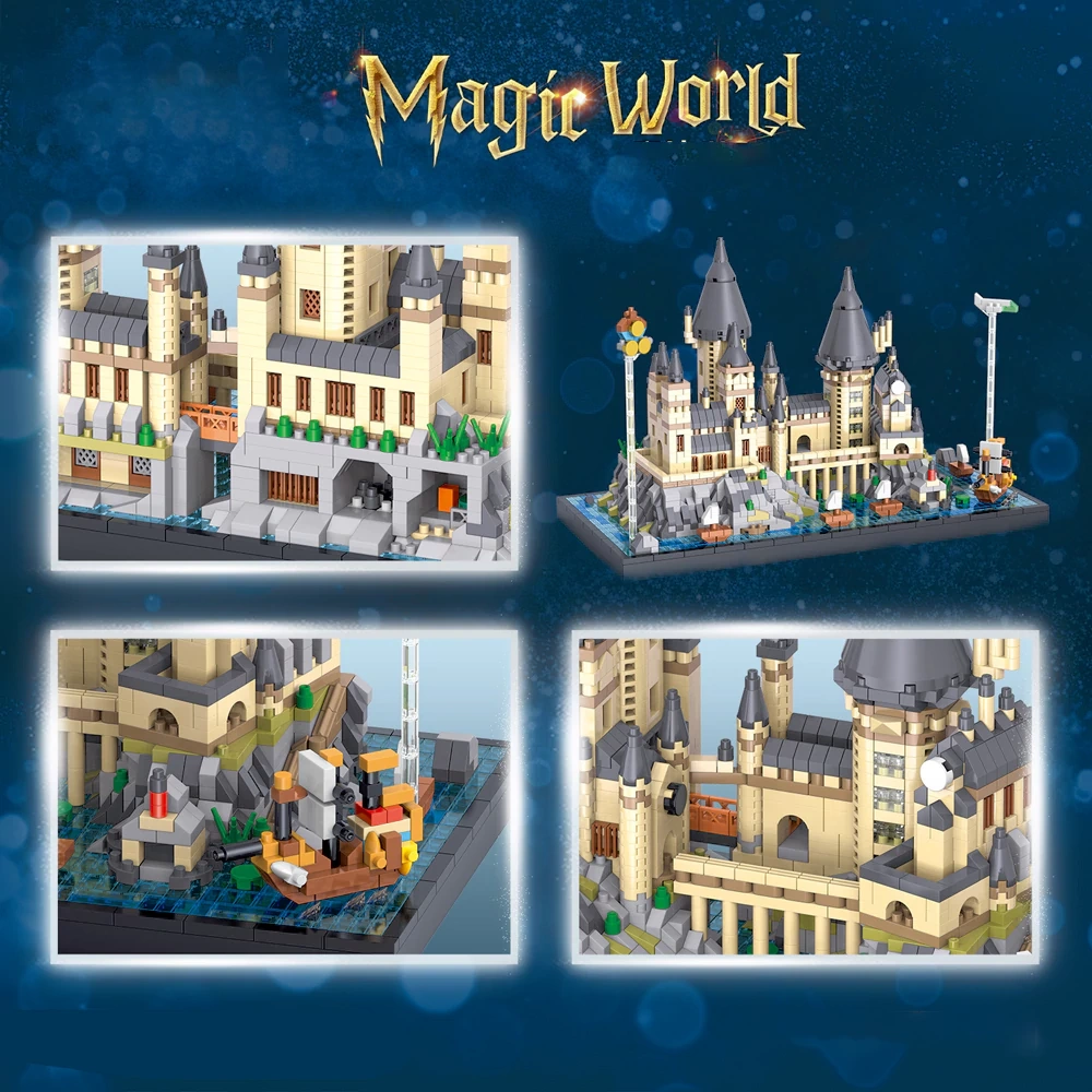 [Mini Micro Bricks] ZHEGAO LZ8339 Magic World Modular Buildings