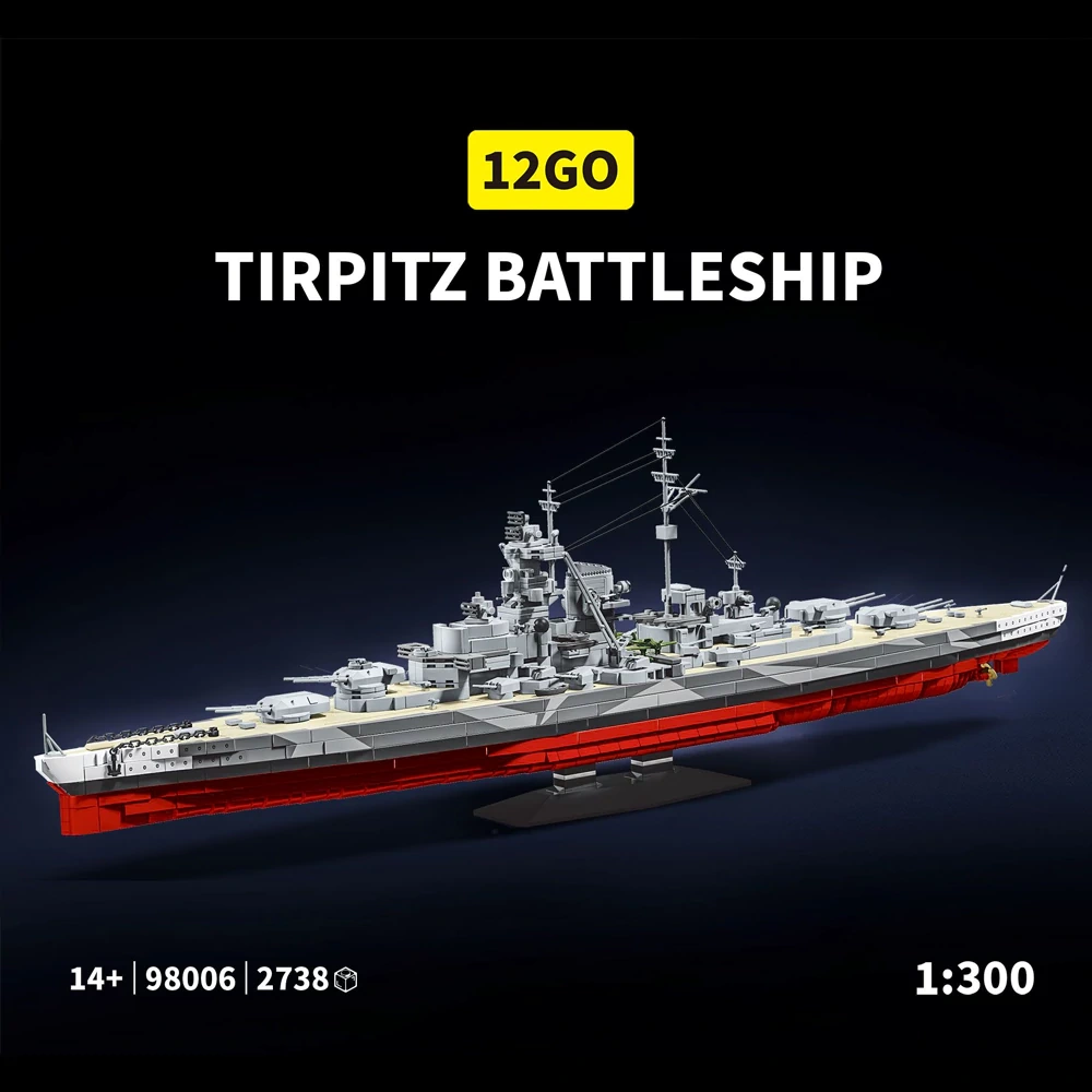 12GO 98006 TIRPITZ BATTLESHIP Military