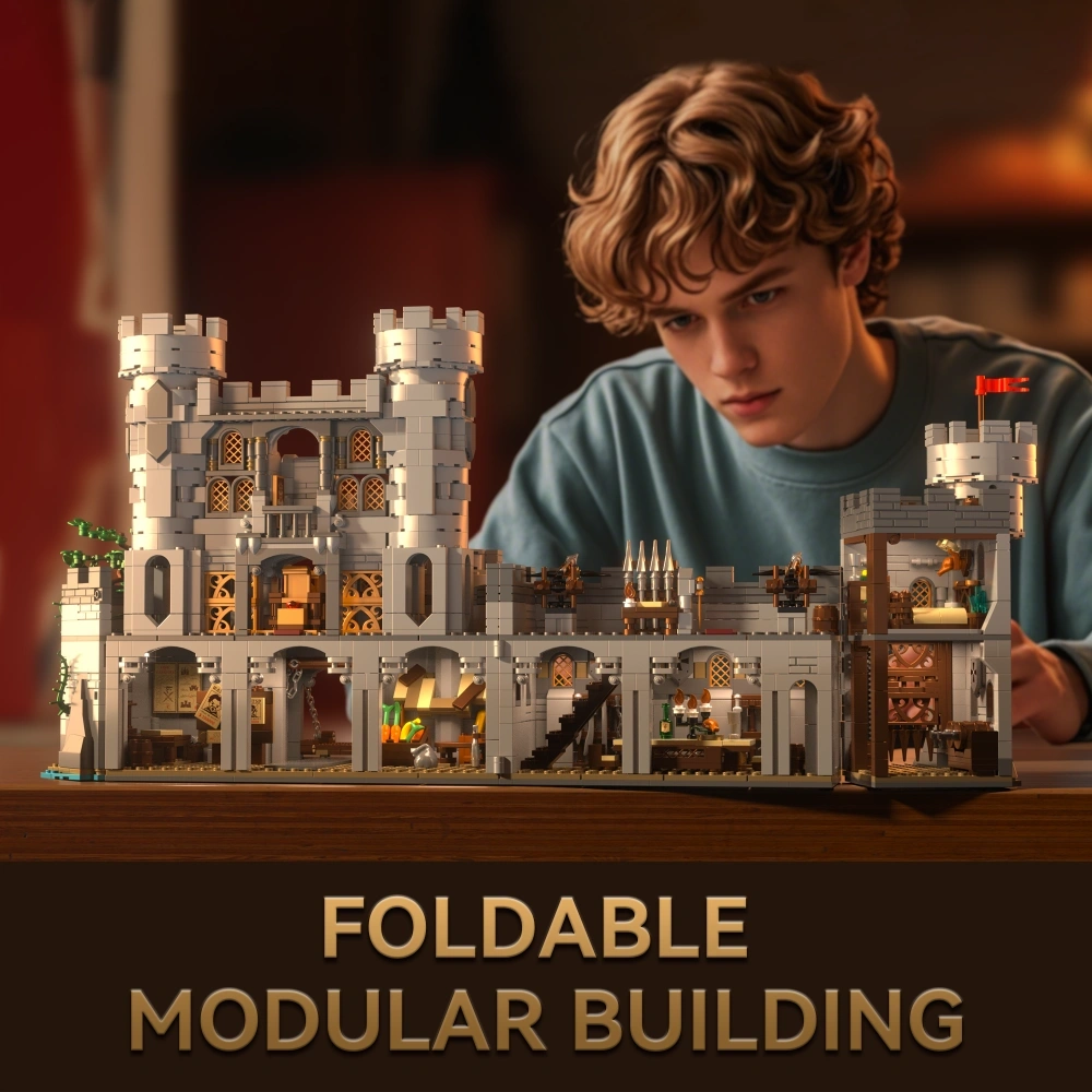 Iambrick 40211 Sword of Holy Spirit Castle Modular Buildings