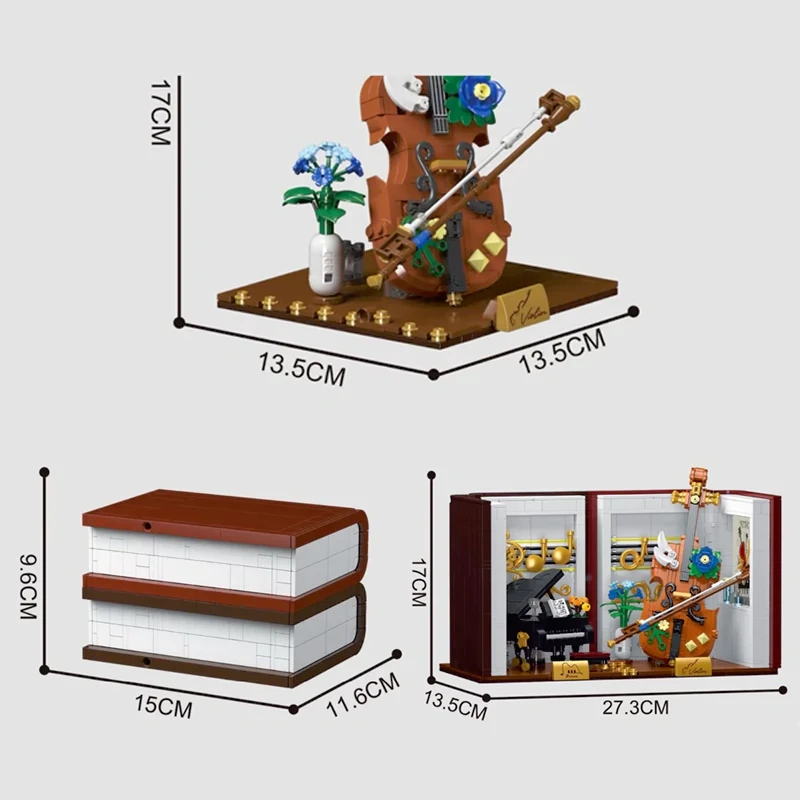 XMORK 028007 MUSICAL INSTRUMENT BOOKEND Creator Expert