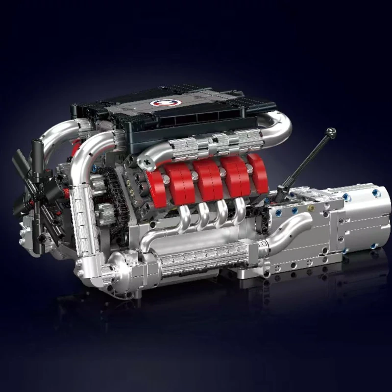 MouldKing 10203 M8 Car Engine Transmission Technic