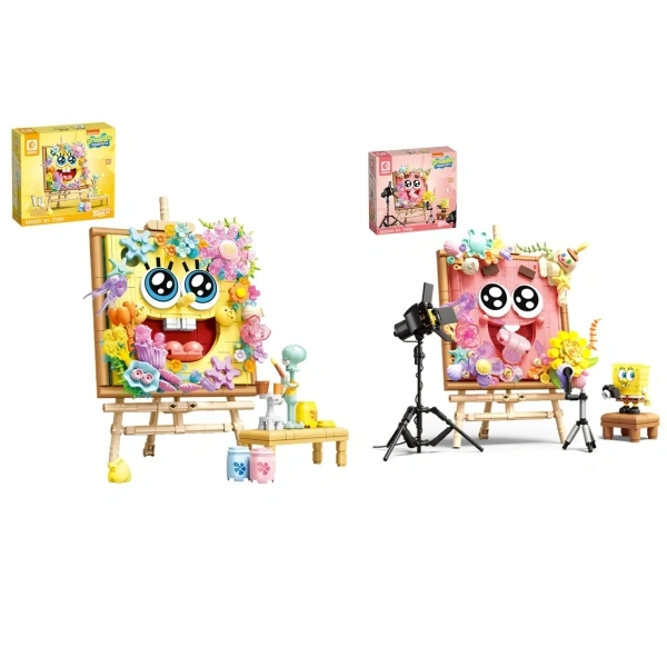 SEMBO SpongeBob SquarePants 3D Painting Movie & Game