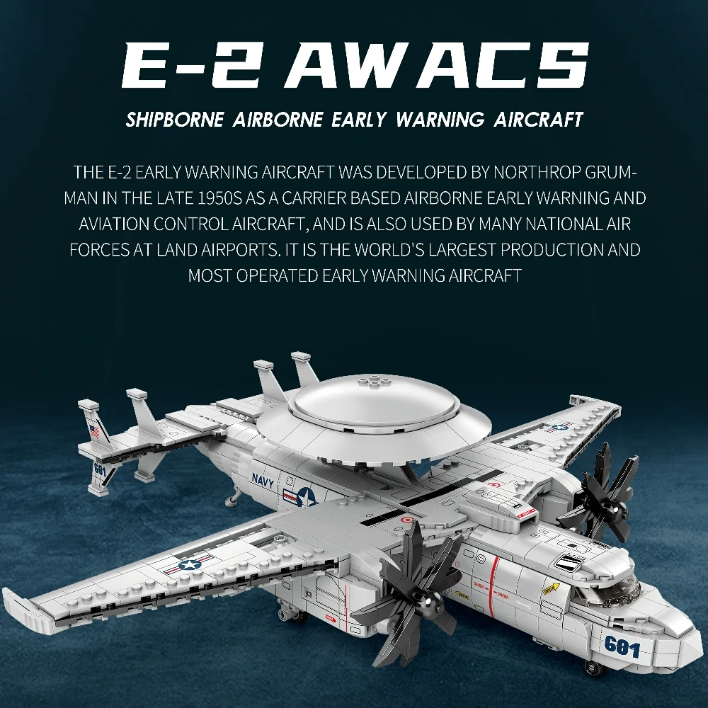 Reobrix 33029 E2 Hawkeye Airborne Early Warning Military