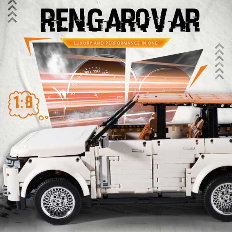{Only Set}K-Box 10512 Technic 1:8 Range Rover Car Building Blocks 3180±pcs Bricks from China.