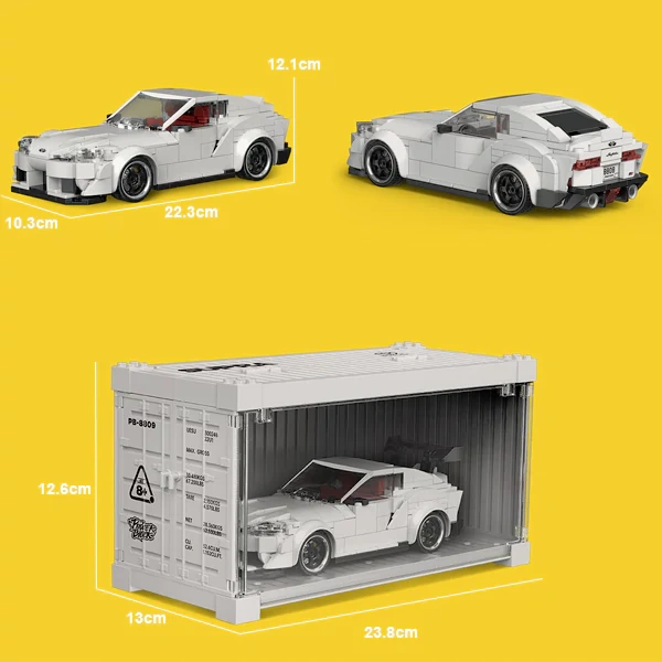 PowerBlock TOYOTA Licensed 8-Wide 1:32 Scale Car Technic | Barweer