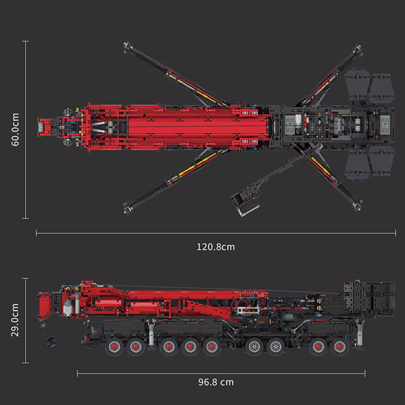 [With Motor] Ubrick E1001 Liebherr LTM 11200 Technic Engineering