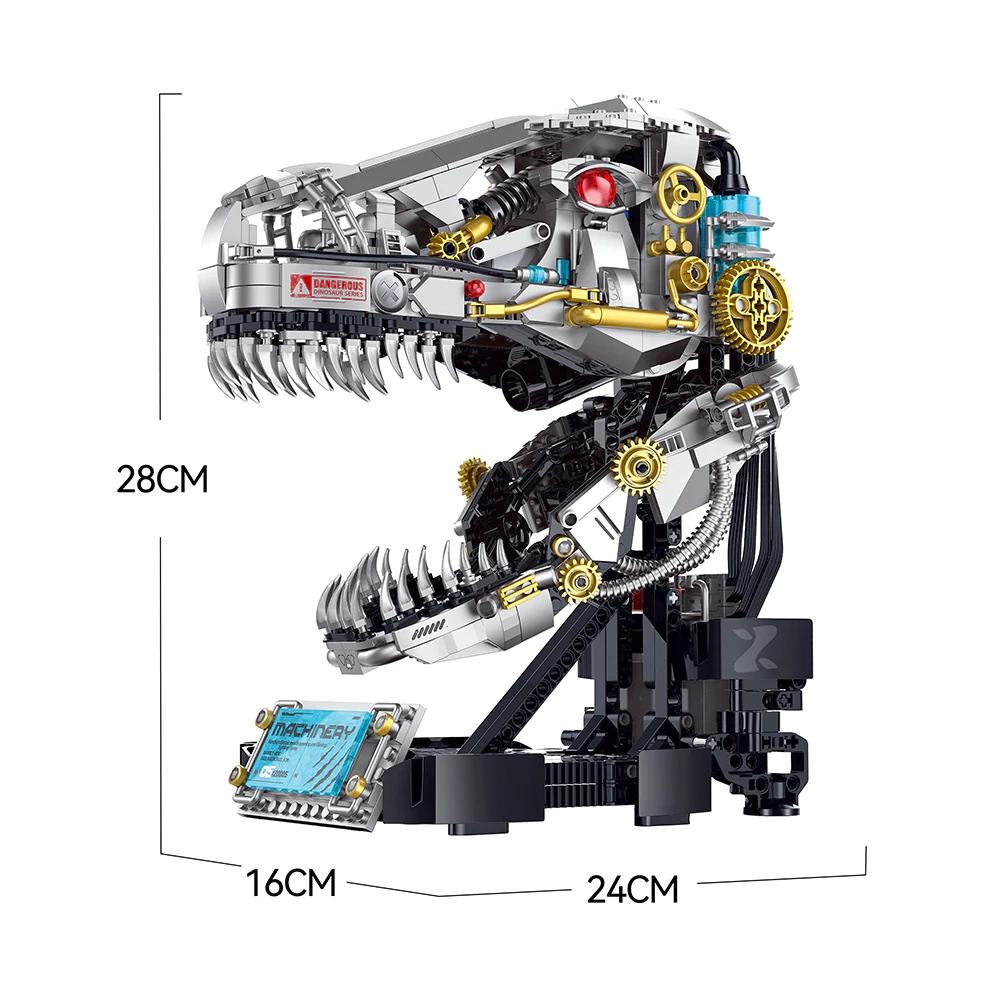 XINZHUAN Mechanical dinosaur skull Monster Dinosaur