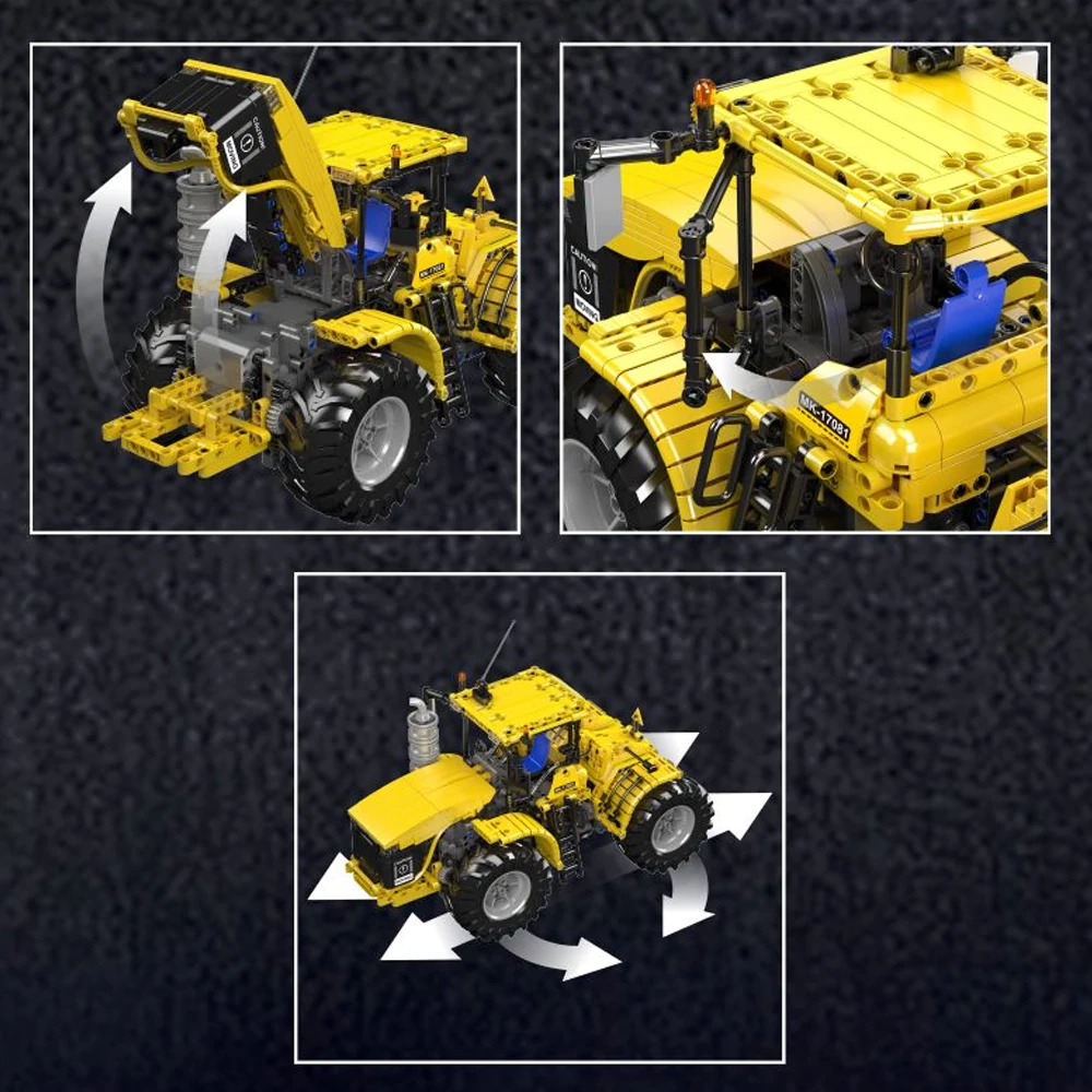 MouldKing 17081 Challenger Articlated Tractor Technic