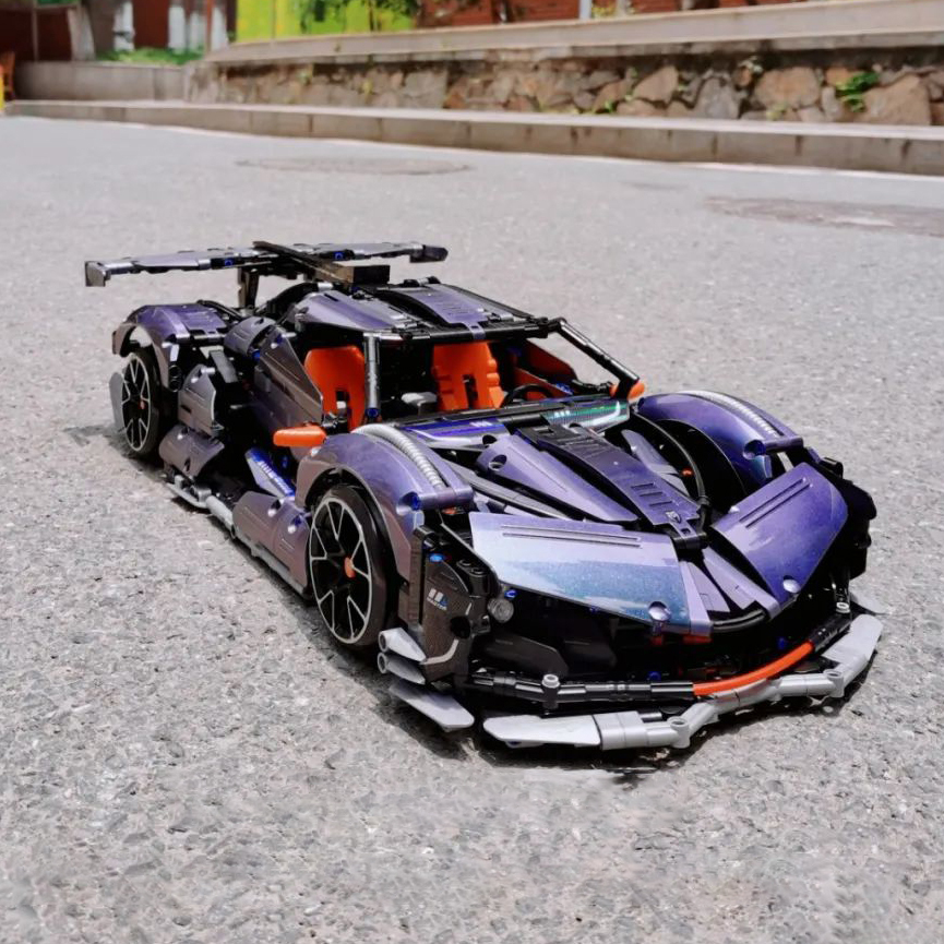 {With Motor}IM.Master 9826-2 Technic 1:10 Helios Drift Sports Car Building Blocks 2443±pcs Bricks from China.