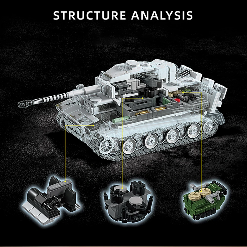 12GO 97012 TIGER TANK NO.04S Military