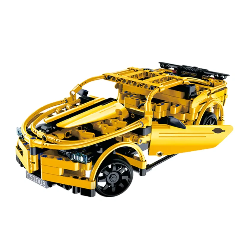 CaDA Sports Car 1:14 Building Block Cart Technic