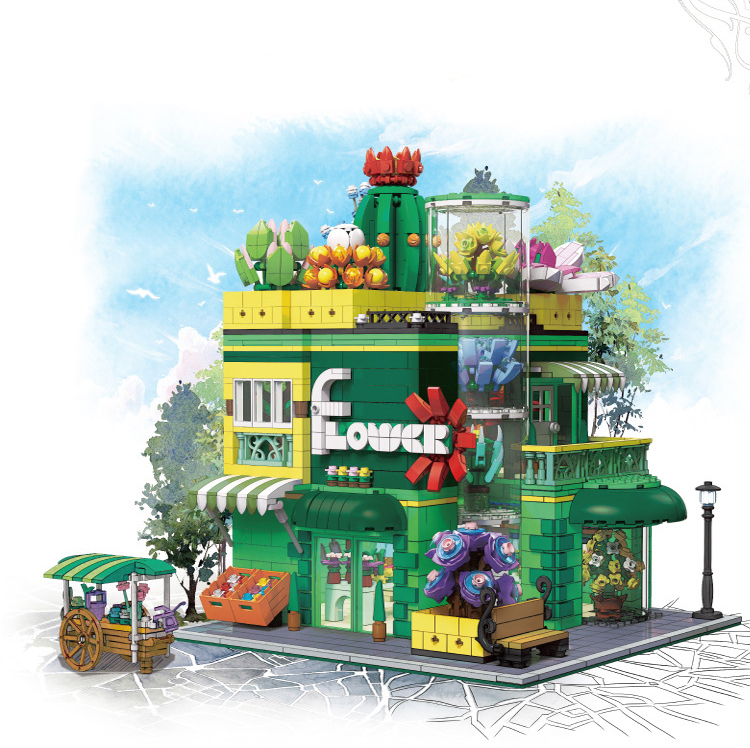 JIESTAR 89108 Potted Plant Shop Modular Buildings