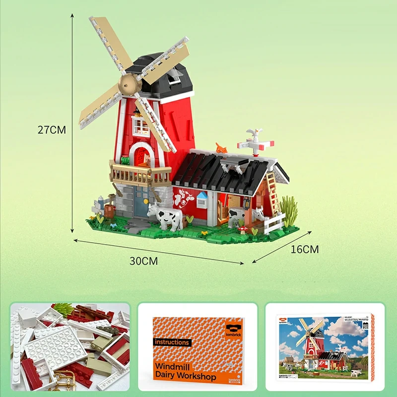 Iambrick 40201 Windmill Dairy Workshop Modular Buildings